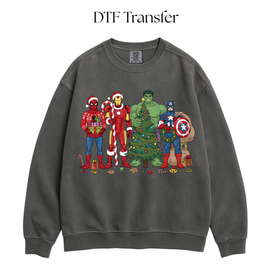 Christmas Heroes DTF Transfer