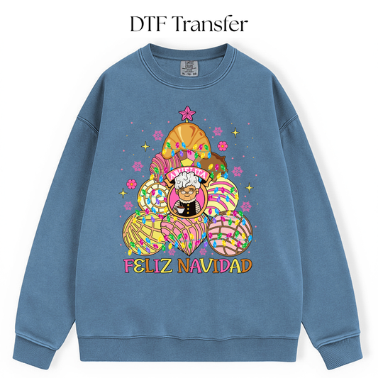 Feliz Navidad Abuelita DTF Transfer