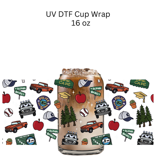 Fork Things UV DTF Cup Wrap