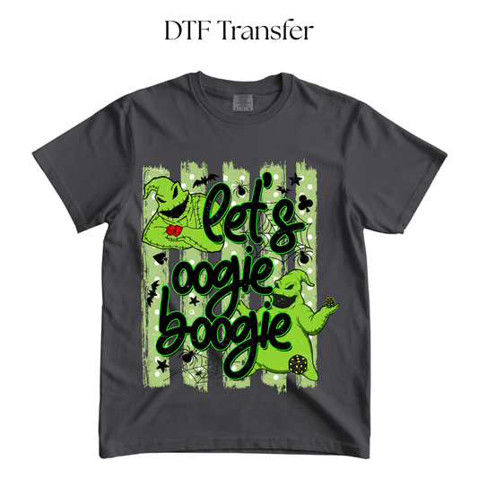 Lets Boogie DTF Transfer