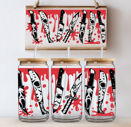 Bleeding Blades UV DTF Cup Wrap