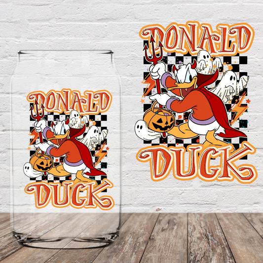 Devil Duck Checkered 4" UV DTF (Print to Order)
