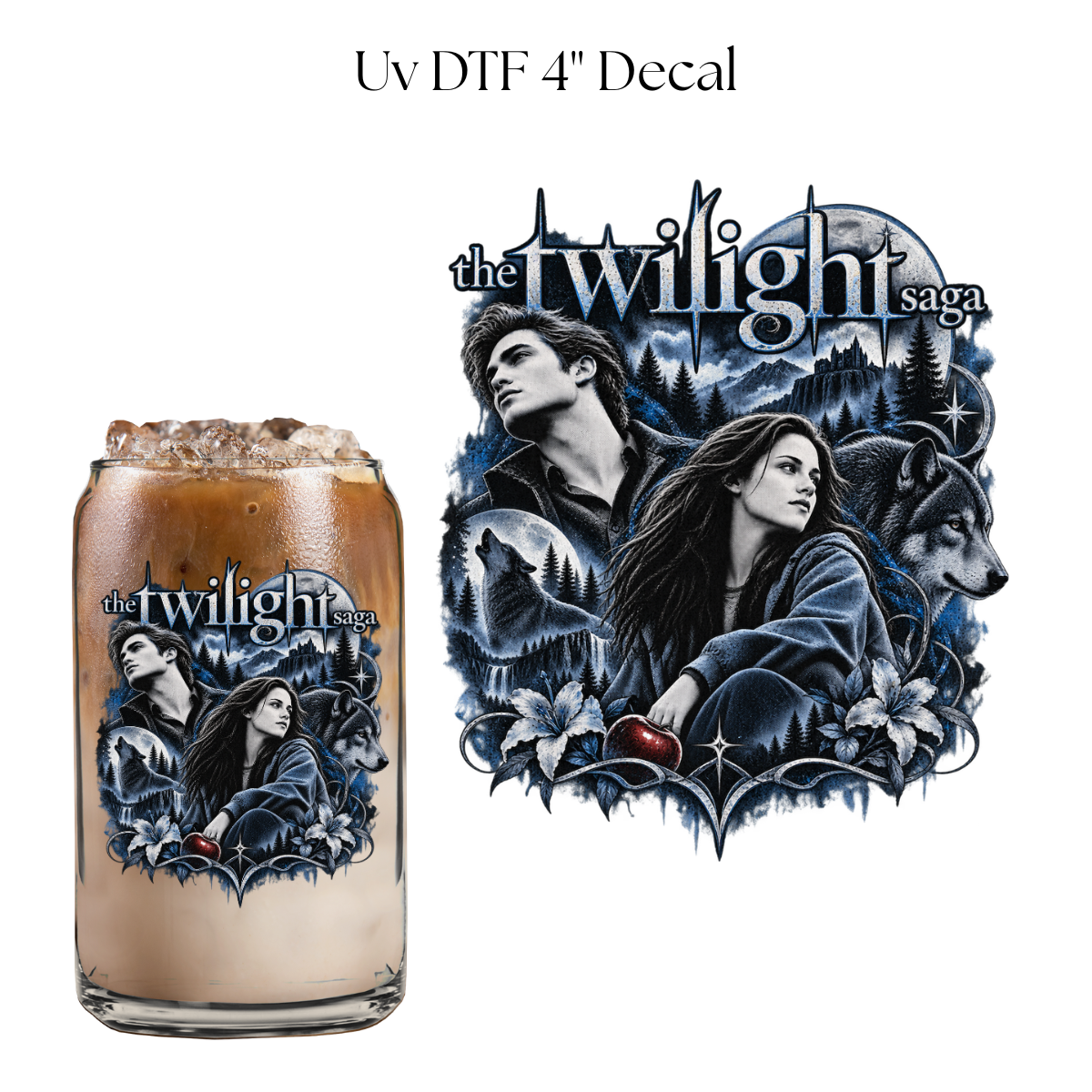 The Vampire Saga 4” UV DTF Cup Decal
