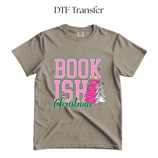 Bookish Christmas DTF Transfer