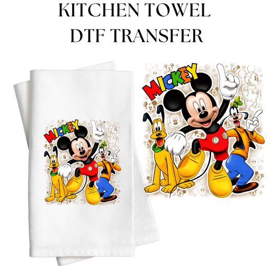 Bright Mouse DTF Transfer