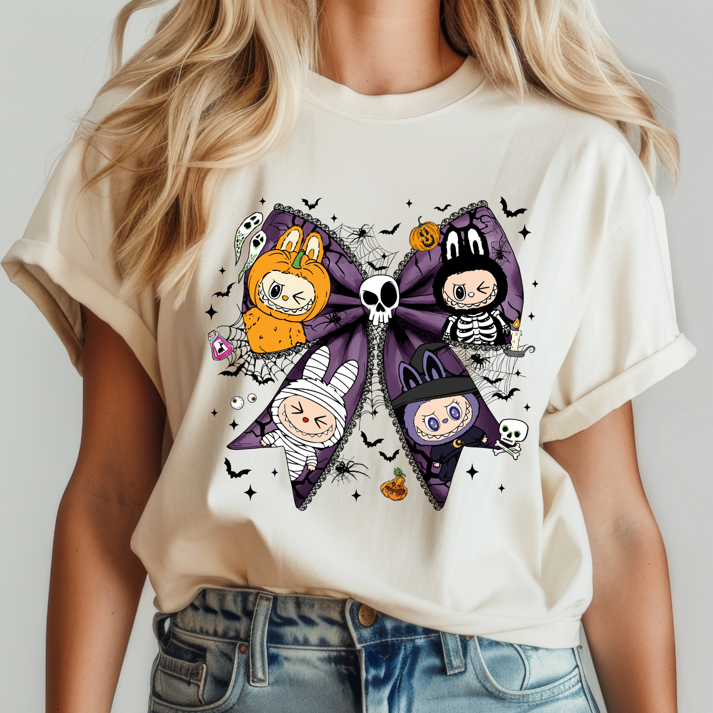 Bubu Halloween Bow DTF Transfer