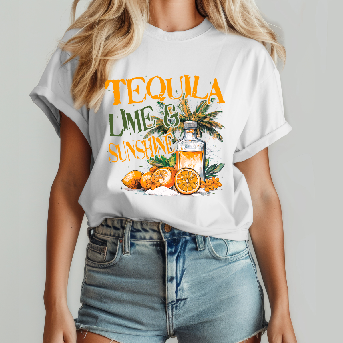 Tequila Lime and Sunshine DTF TRANSFER