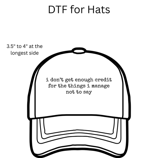 I Dont Get Enough Credit DTF Transfers