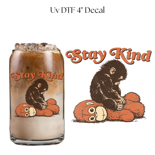 Punch Stay Kind 4” UV DTF Decal