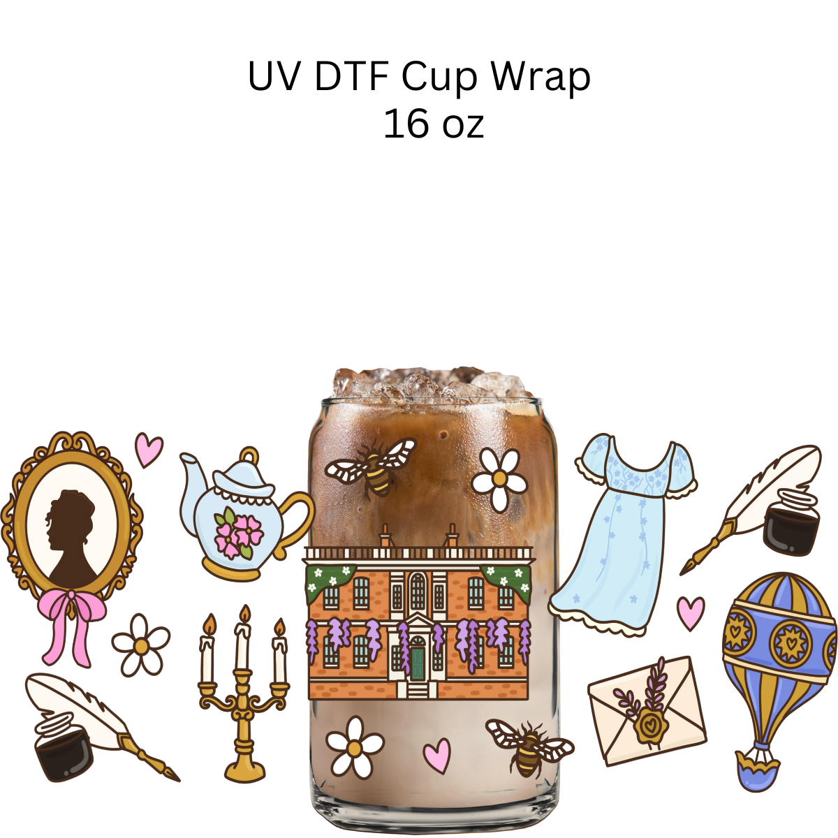 Bridge Things UV DTF Cup Wrap