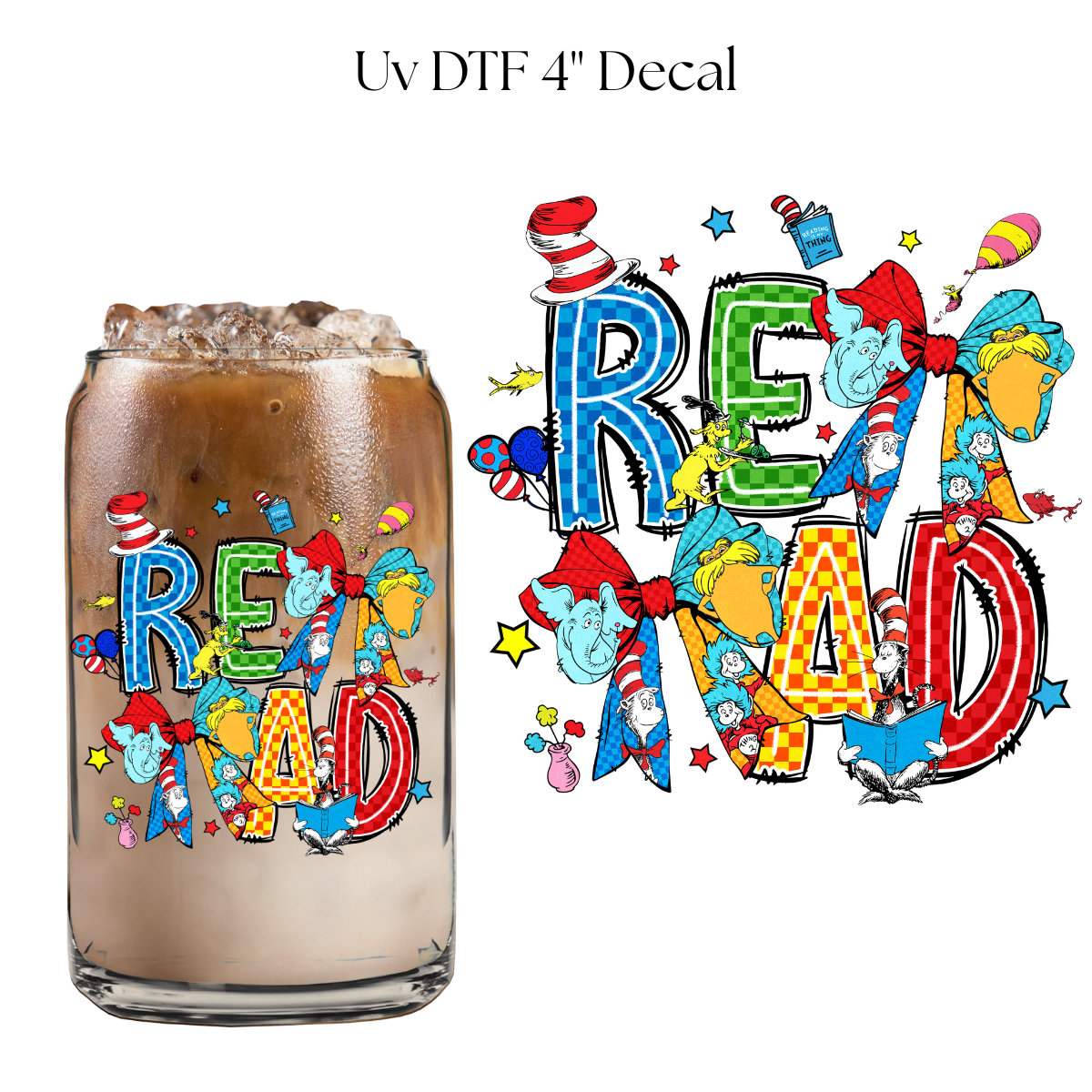 Dr Read 4” UV DTF Decal