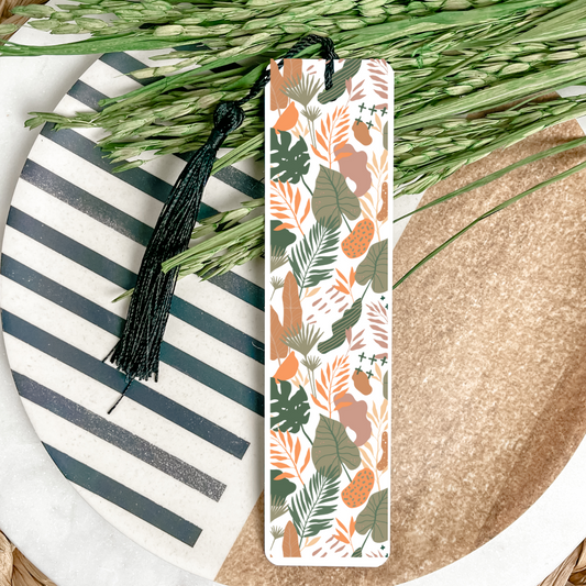 Monstera Plants UV DTF Bookmark DOUBLE SIDED