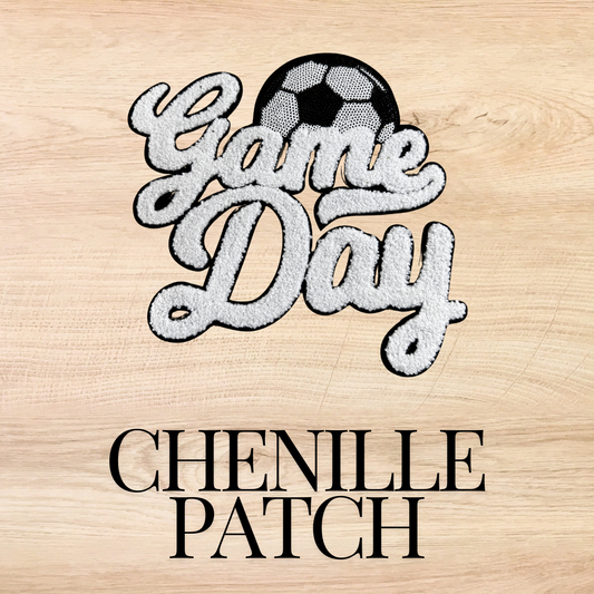 Soccer Game Chenille Patch