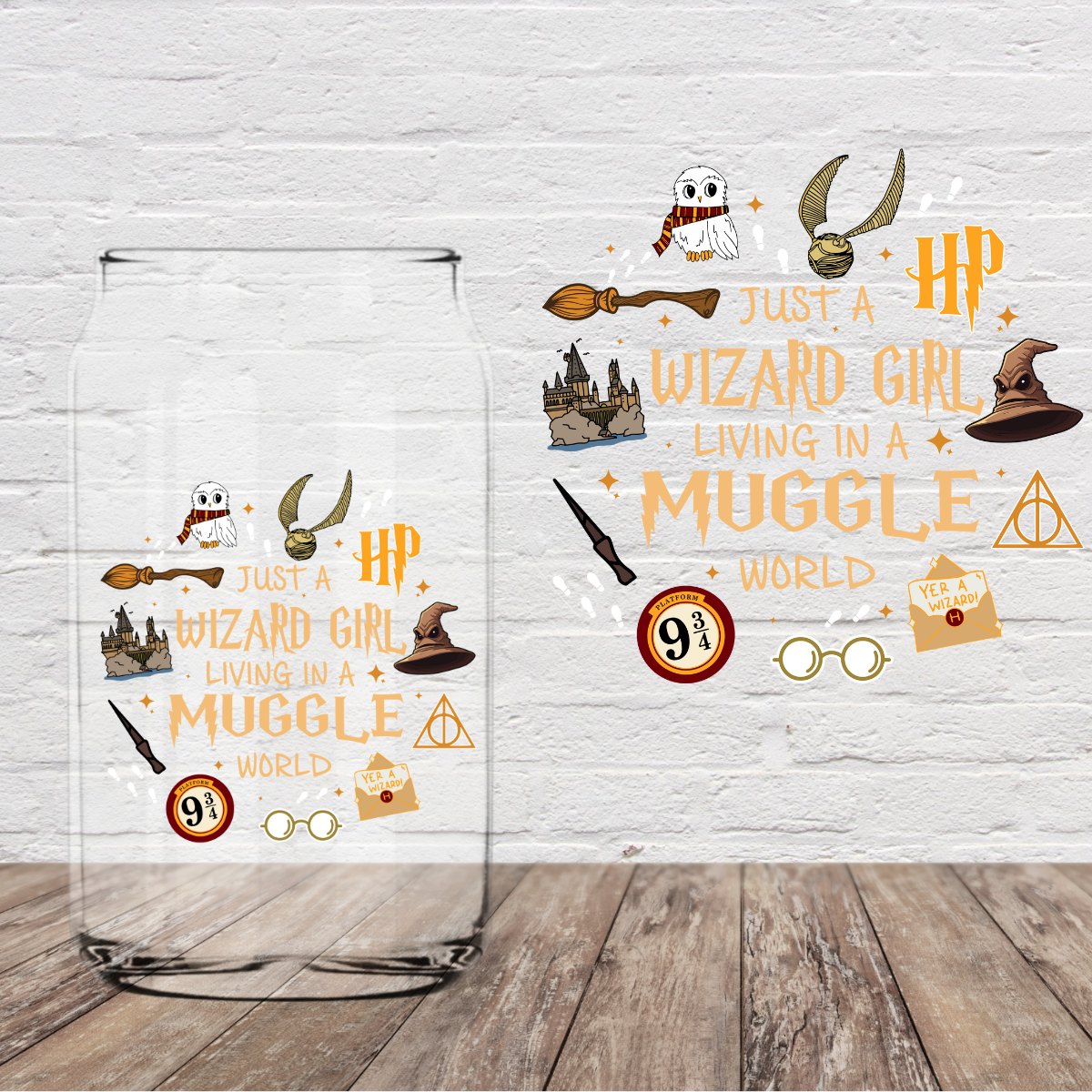 Wizard Girl 4" UV DTF