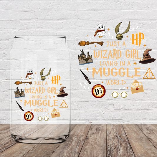 Wizard Girl 4" UV DTF