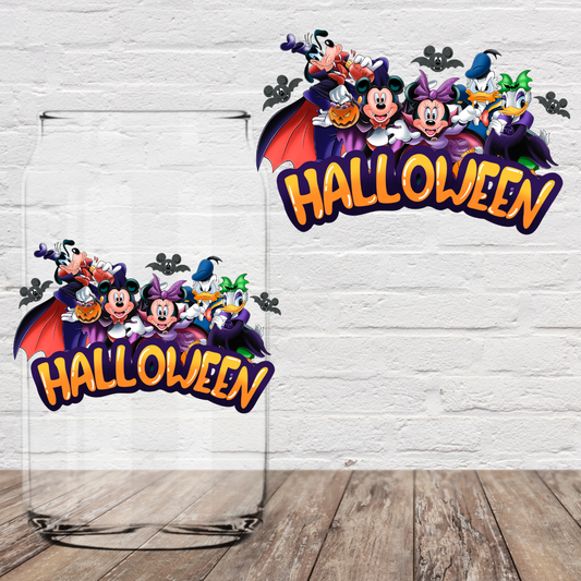 Halloween Mouse Friends 4" UV DTF (Print to Order)