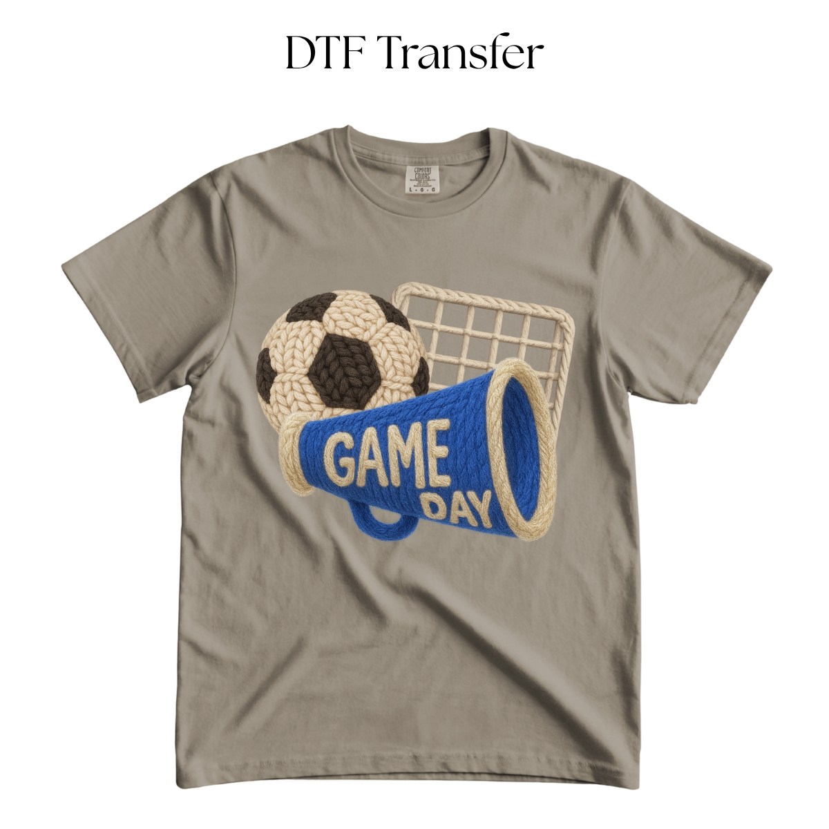 Soccer Game Day DTF Transfer