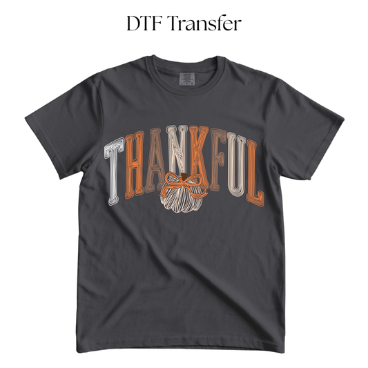 Thankful Fall Colors DTF Transfer