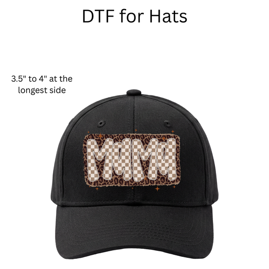 Cheetah Checkered Mama DTF Transfers