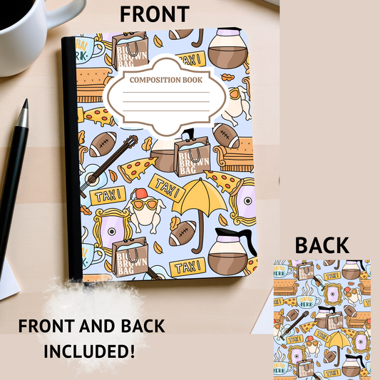 Friends Composition Notebook Sticker