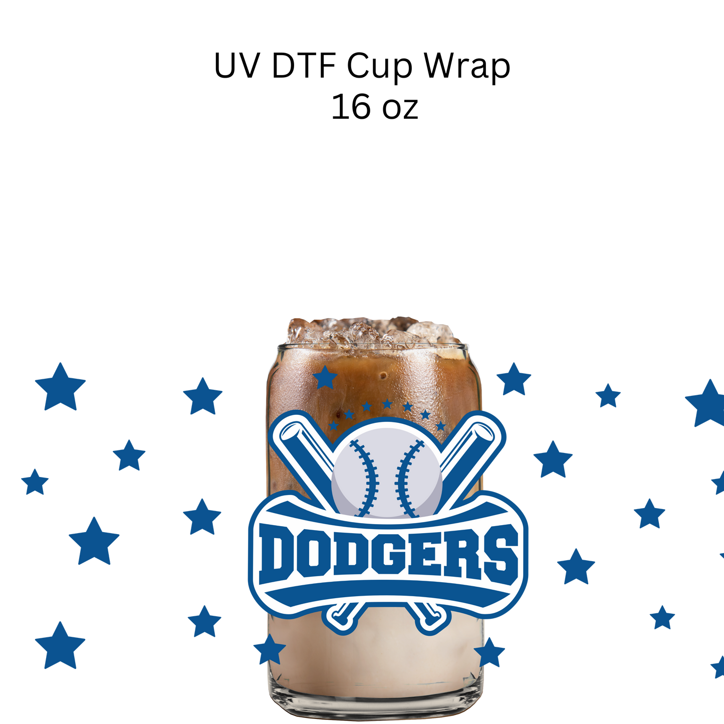 Dod Stars UV DTF Cup Wrap