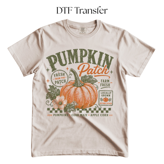 Pumpkin Patch DTF Transfer