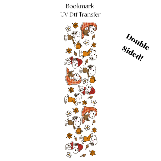 Snoop Fall Poses UV DTF Bookmark Transfer