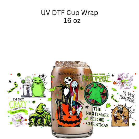 Im Your Nightmare UV DTF Cup Wrap