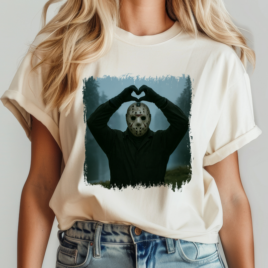 Horror Heart DTF Transfer