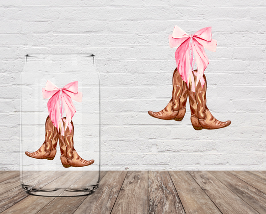 Boots & Bows 4" UV DTF