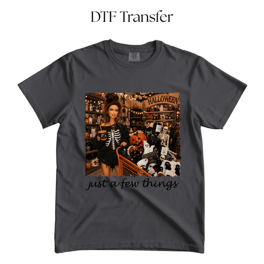 Barb Just a Few Halloween Things DTF Transfer