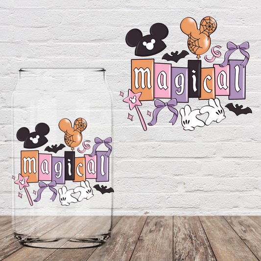 Magical Letters Halloween 4” UV DTF