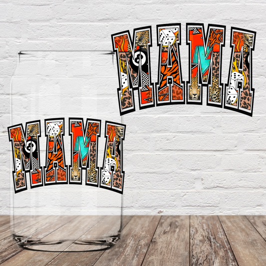 Dice MAMA 4" UV DTF (Print to Order)
