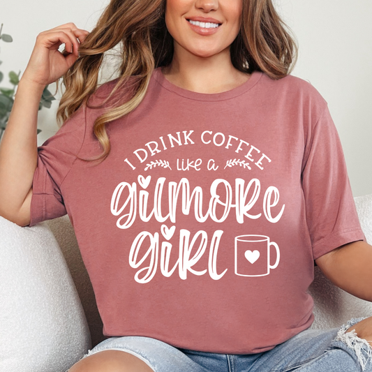 Drink Coffee Like WHITE Single Color Dtf Transfer