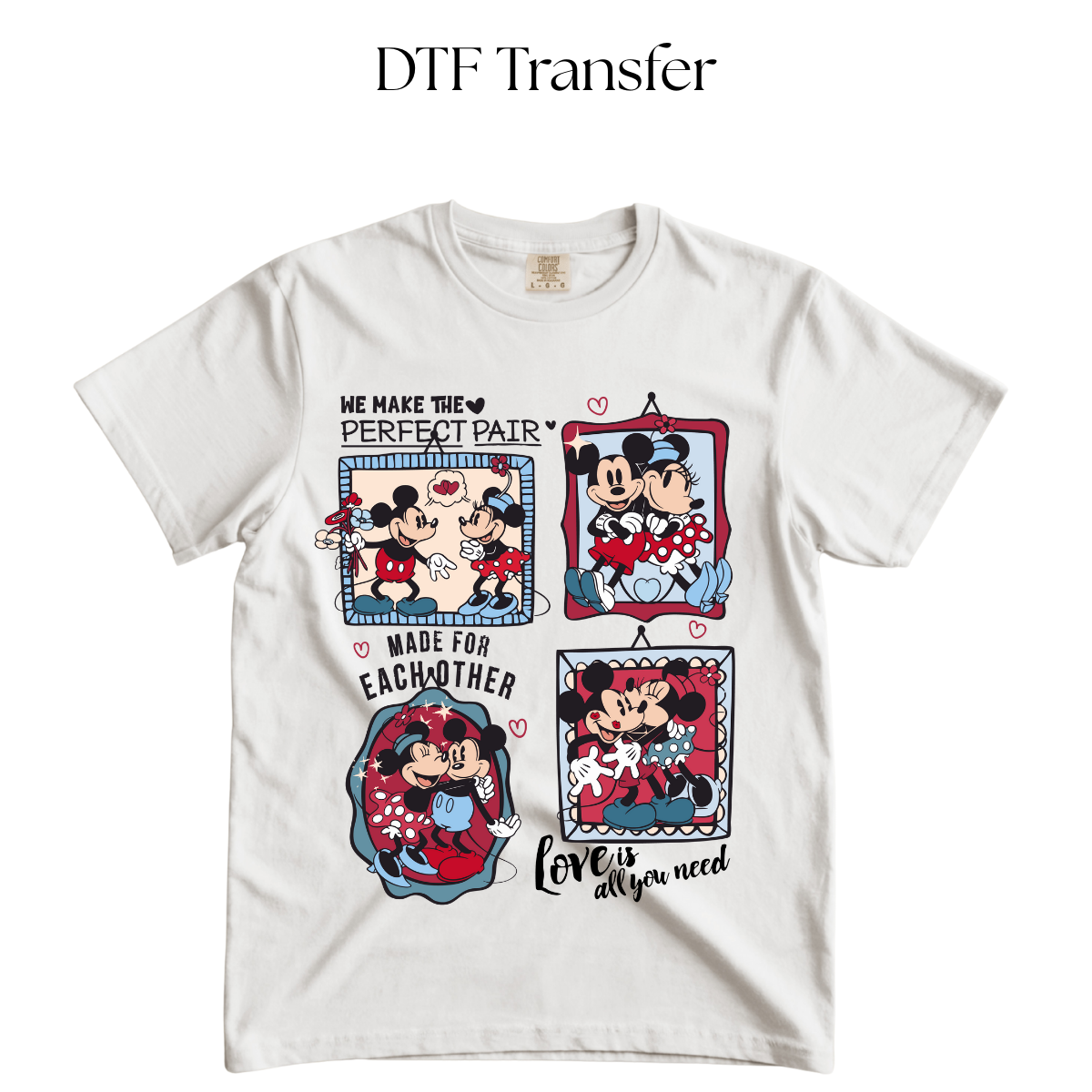 We Make The Perfect Pair DTF Transfer