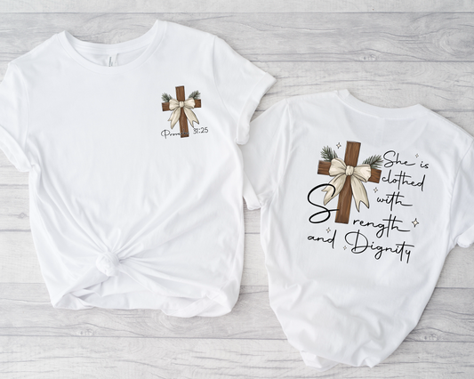 Proverbs 31:25 SET DTF