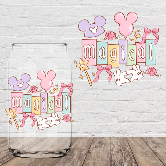 Magical Letters 4” UV DTF