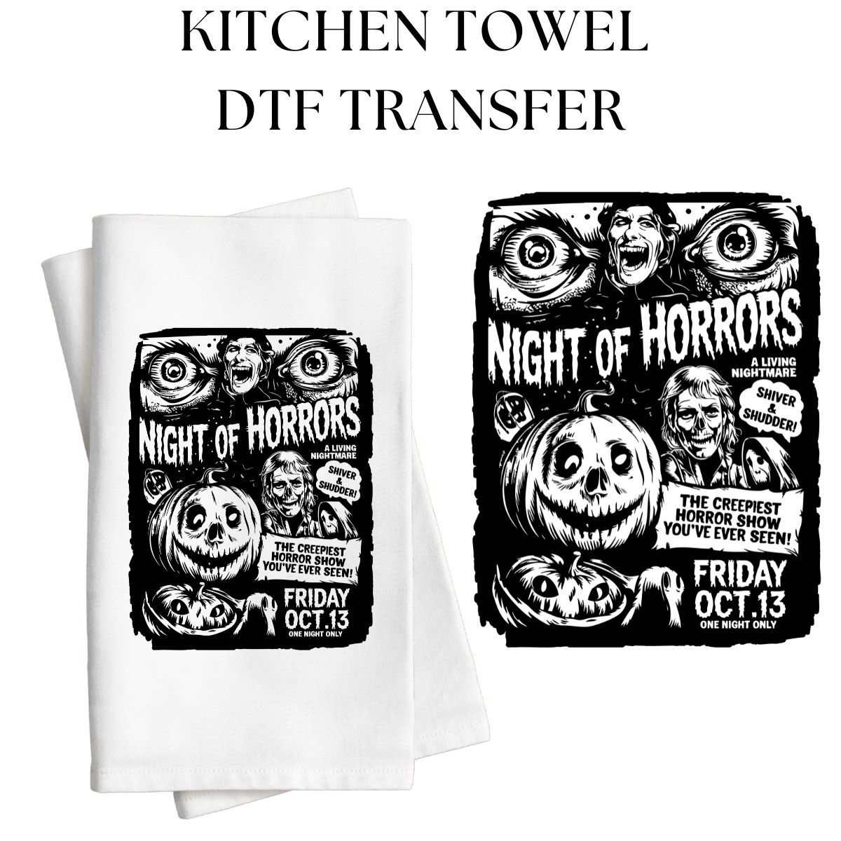 Night of Horrors DTF Transfer