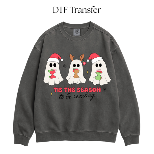 Tis The Season To Be Reading DTF Transfer
