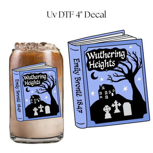 WH Blue Book 4” UV DTF Decal