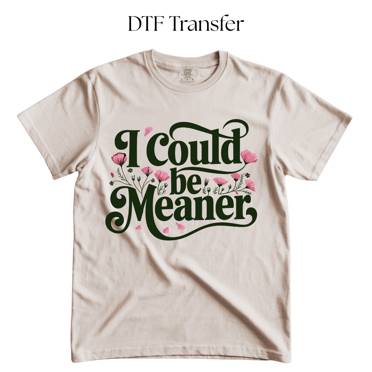 I Could Be Meaner DTF Transfer