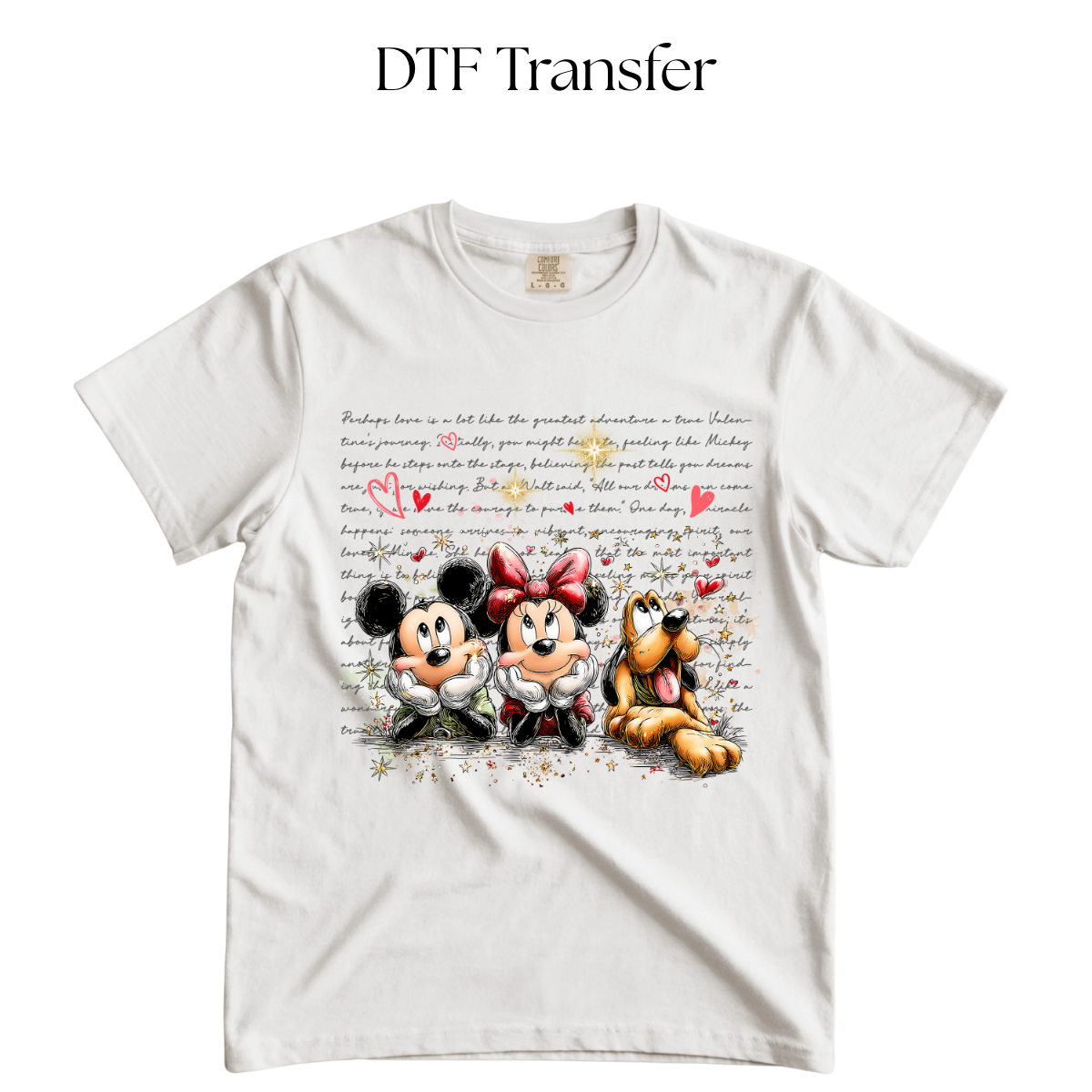 Enchanted Perhaps Love is a lot Like DTF Transfer