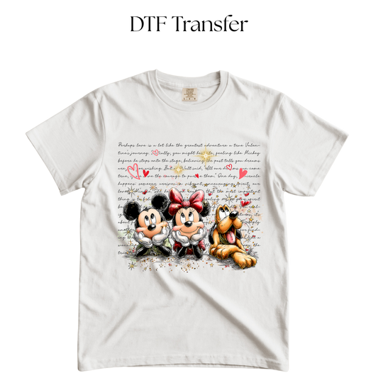 Enchanted Perhaps Love is a lot Like DTF Transfer