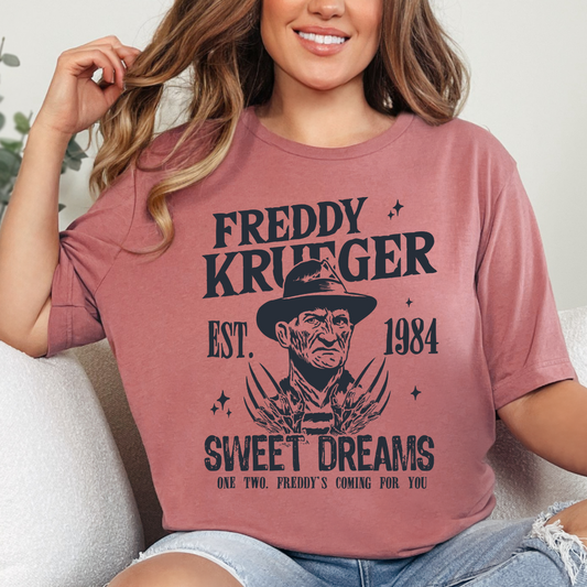 Sweet Dreams Charcoal Gray Single Color Dtf Transfer (print to order)