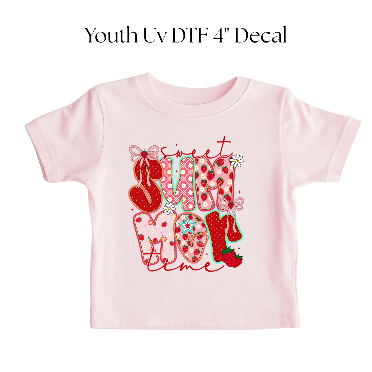 Strawberries Sweet YOUTH DTF Transfer