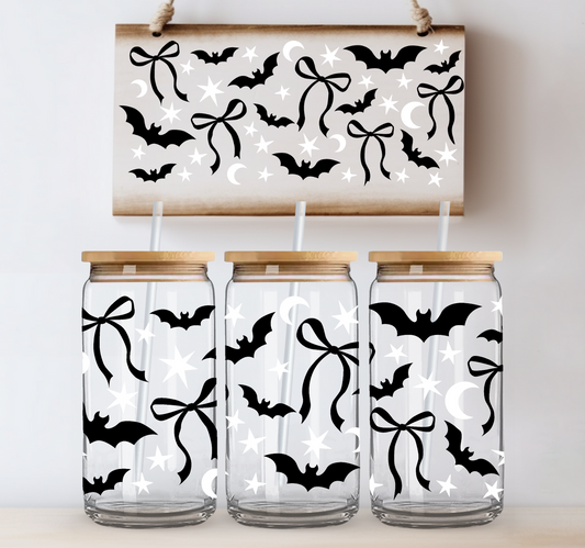 Bats and Bows UV DTF Wrap