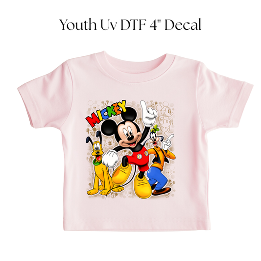 YOUTH Mouse Friends DTF Transfer