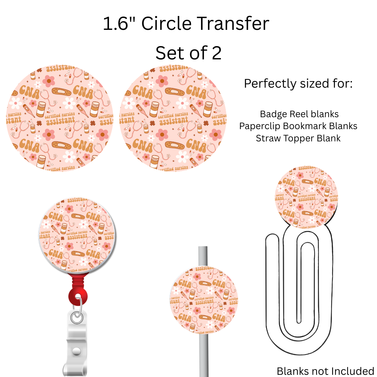 CNA Stuff 1.6” UV DTF Transfer Set of 2