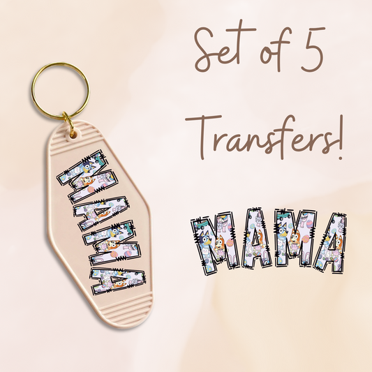 Mama Blue Easter (MOTEL KEYCHAIN)