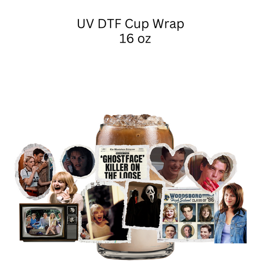 Killer on the Loose UV DTF Cup Wrap